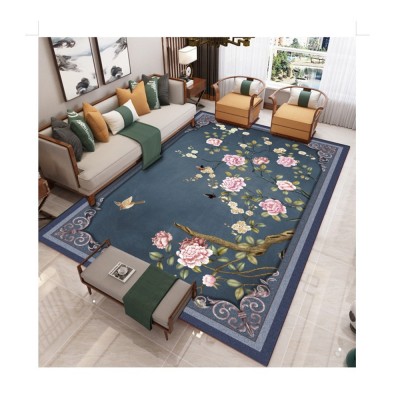 custom manufacturer cheap price polyester printed carpet for home floor