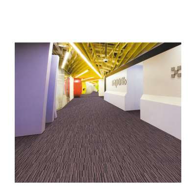 machine jacquard office tower 50*50 washable nylon printed fireproof carpet tiles