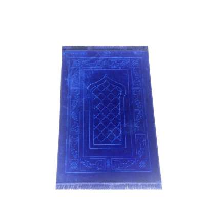 Embossed sponge inserted islam adult arabic prayer mat muslim