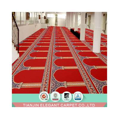 hand made wool Muslim prayer carpet roll mosque prayer carpet