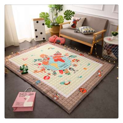 eco-friendly waterproof organic dog printing kids foam play mat