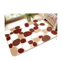 bathroom printing anti slip soft floor mat carpet