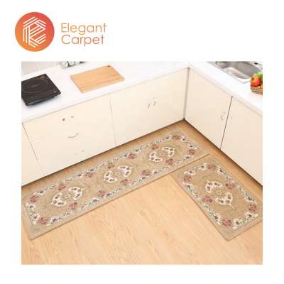 modern print oem quality pp kitchen and bath door mat