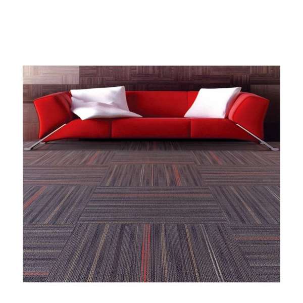 modern removable fireproof nylon carpet tiles 50*50