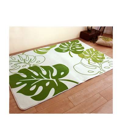 comfort soft polyester floor mat anti slip carpet