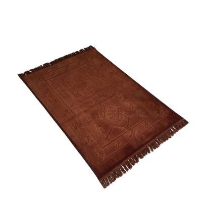 Compound sponge embossed thick cheap prayer rug muslim